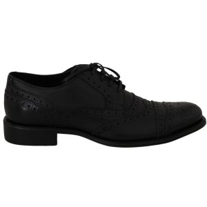 New Dolce & Gabbana Derby Taormina Wingtip Dress Shoes Men