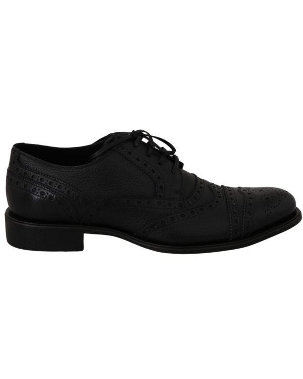 New Dolce & Gabbana Derby Taormina Wingtip Dress Shoes Men – 39 EU