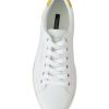 Dolce & Gabbana Low-top Sneaker with Classic Lacing and Logo Details Men – 40 EU