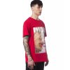 Printed Round Neck Short Sleeve T-shirt L Men