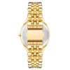 Gold Fashion Watch with Analog Display and Day/Date Functions One Size Women