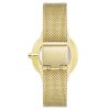 Gold Bangle Quartz Watch with Stainless Steel Mesh Wristband One Size Women