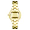 Gold Metal Classic Quartz Watch One Size Women