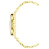 Gold Metal Classic Quartz Watch One Size Women