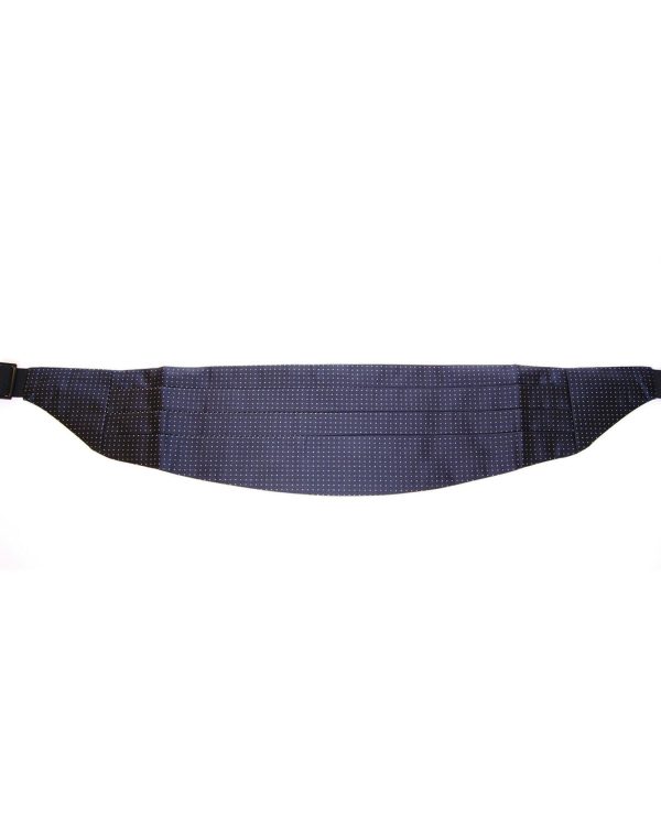 Dolce & Gabbana Silk Cummerbund with Polka Dots 46 IT Men