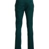 Brand New BENCIVENGA Green Cotton Pants Men – 46 IT