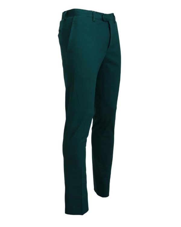 Brand New BENCIVENGA Green Cotton Pants Men – 46 IT