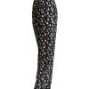 Mid-Waisted Wide Leg Pants with All Over Floral Print Women – 42 IT