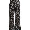 Mid-Waisted Wide Leg Pants with All Over Floral Print Women – 42 IT