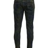 New Dolce & Gabbana Skinny Denim Pants with Logo Details Men – 44 IT