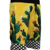 Authentic Dolce & Gabbana Multicolor Cactus Print Sweat Shorts Men – 44 IT