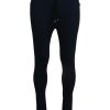 Blue Track Casual Sweatpants with Logo Details by Dolce & Gabbana Men – 44 IT