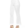 Soft Fabric High Waist Trousers with Flared Bottom 40 IT Women