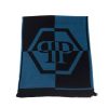 Scarf with Logo – Fringed Hems – 38 cm x 180 cm One Size Men