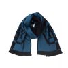 Scarf with Logo – Fringed Hems – 38 cm x 180 cm One Size Men