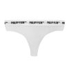 Philipp Plein Womens Thong – Elastic Logo Two-Piece Pack XL Women