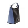 Leather Shoulder Bag with Adjustable Strap and Logo Lining One Size Women