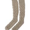 Women Knit Socks with Logo Details One Size Women