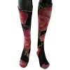 Floral Stretch Stockings with Logo Details Women – S