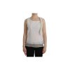 Ermanno Scervino White Cotton-blend Bow Top 46 IT Women