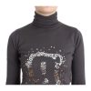 John Galliano Turtleneck Sweater with Logo Details XS Women