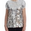 Enchanted Sicily Sequined Party Blouse by Dolce & Gabbana 40 IT Women