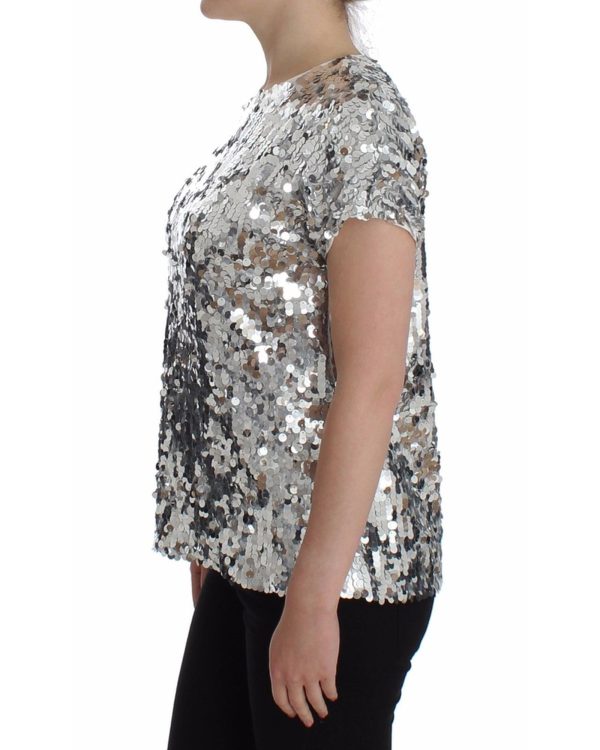 Enchanted Sicily Sequined Party Blouse by Dolce & Gabbana 40 IT Women