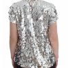 Enchanted Sicily Sequined Party Blouse by Dolce & Gabbana 40 IT Women