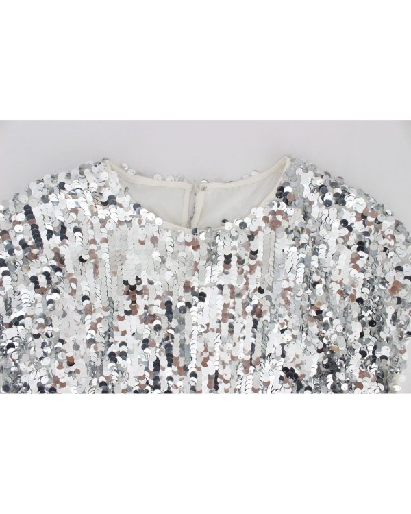 Enchanted Sicily Sequined Party Blouse by Dolce & Gabbana 40 IT Women