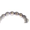 NIALAYA Sterling Silver Bracelet with Purple CZ and Howlite S Women