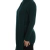 Green Cashmere Long Cardigan Sweater with Logo Details Women – 36 IT