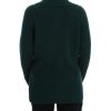 Green Cashmere Long Cardigan Sweater with Logo Details Women – 36 IT