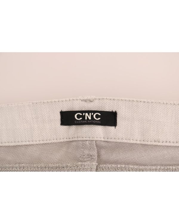 CoSTUME NATIONAL CNC Slim Fit White Jeans W26 US Women