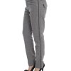 New Authentic Ermanno Scervino Gray Casual Pants Women – 46 IT