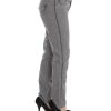 New Authentic Ermanno Scervino Gray Casual Pants Women – 46 IT