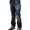 ACHT Mens Regular Fit Jeans with Logo Details W34 US Men