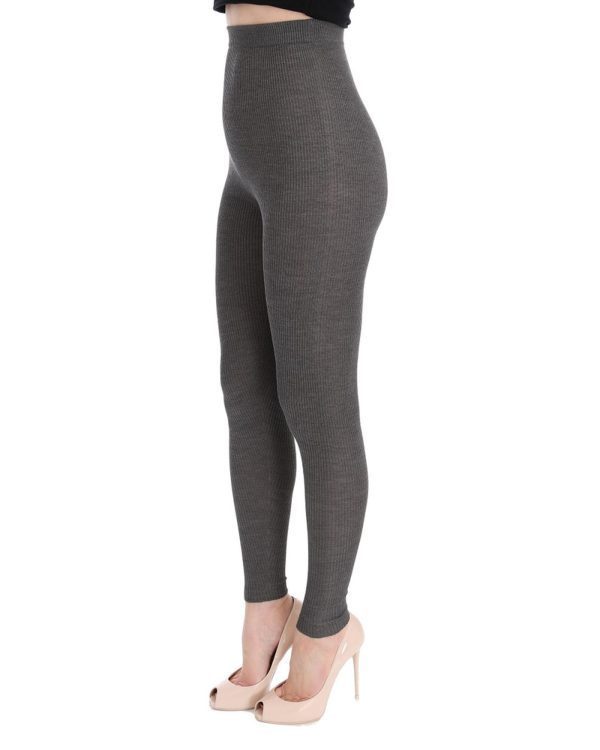 High Waist Cashmere Tights Pants 40 IT Women