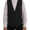 Dolce & Gabbana Staff Single Breasted Waistcoat Vest 52 IT Men