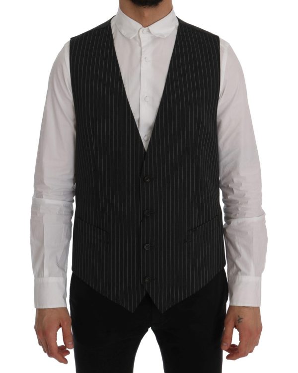 Dolce & Gabbana Staff Single Breasted Waistcoat Vest 52 IT Men