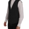 Dolce & Gabbana Staff Single Breasted Waistcoat Vest 52 IT Men