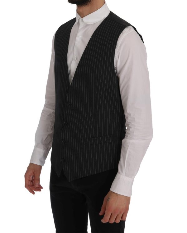 Dolce & Gabbana Staff Single Breasted Waistcoat Vest 52 IT Men