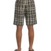 Authentic Dolce & Gabbana Casual Striped Shorts 46 IT Men