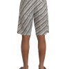 Striped Casual Shorts by Dolce & Gabbana 46 IT Men