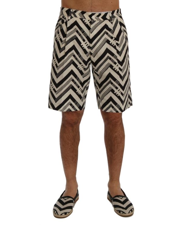 Dolce & Gabbana Casual Striped Shorts Men – 54 IT