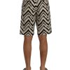 Dolce & Gabbana Casual Striped Shorts Men – 54 IT