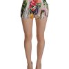 100% Authentic Dolce & Gabbana High Waist Hot Pants Shorts Women – 36 IT