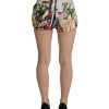 100% Authentic Dolce & Gabbana High Waist Hot Pants Shorts Women – 36 IT