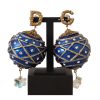 Dolce & Gabbana Christmas Balls Crystal Clip-On Earrings One Size Women