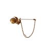 Dolce & Gabbana Gold Tone Brass Brooch Pin One Size Women