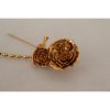 Dolce & Gabbana Gold Tone Brass Brooch Pin One Size Women